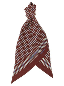 Saint Laurent Lavallière Scarf Red