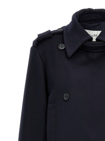 Max Mara Laveno Coat Blue