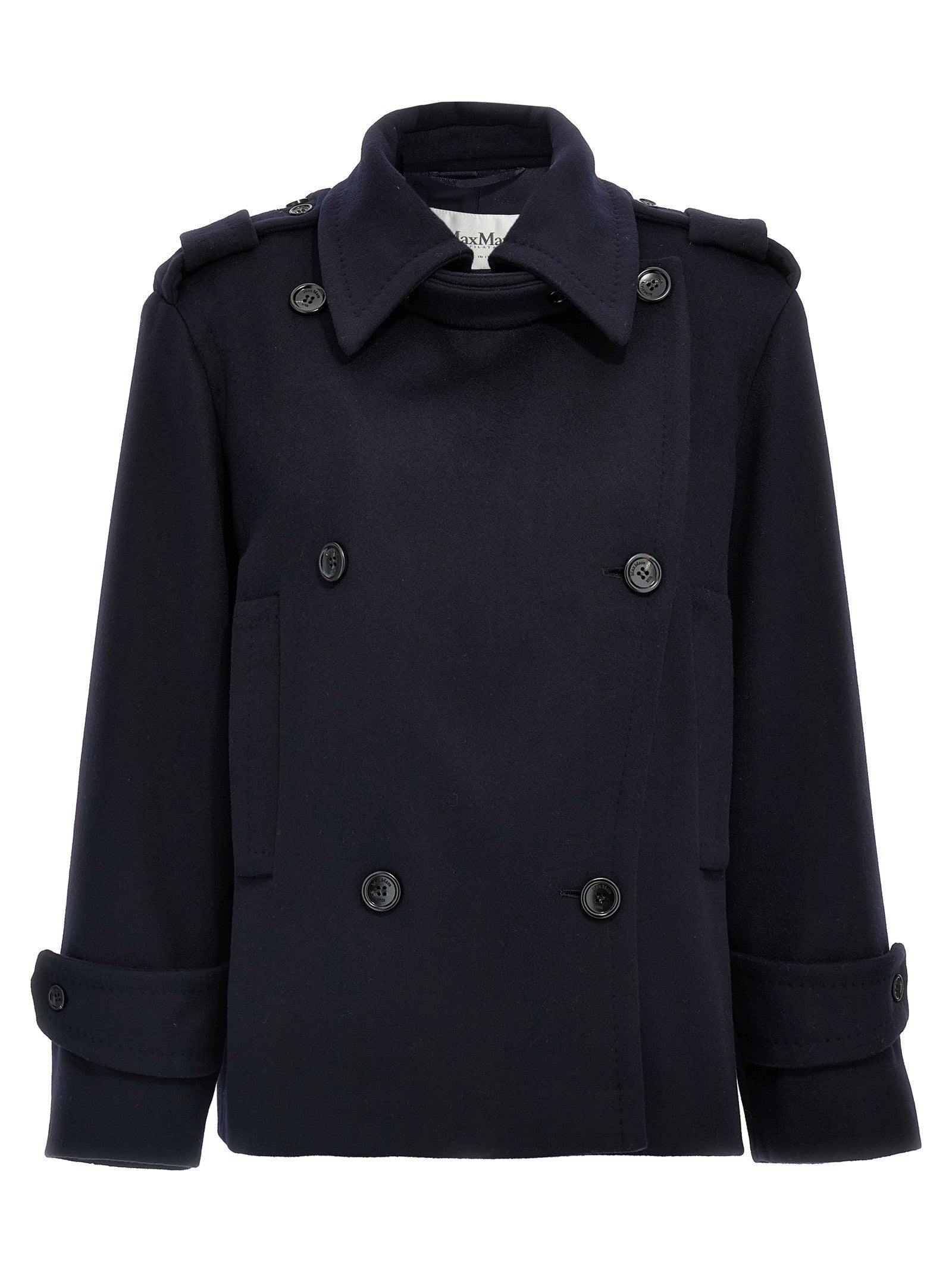 Max Mara Laveno Coat Blue