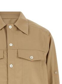 Loewe Layered Construction Dress Beige