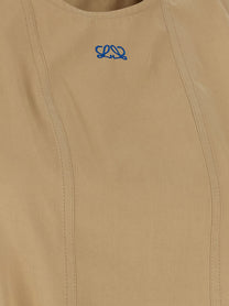 Loewe Layered Construction Dress Beige