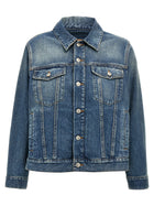 MM6 Maison Margiela Layered Denim Jacket Blue