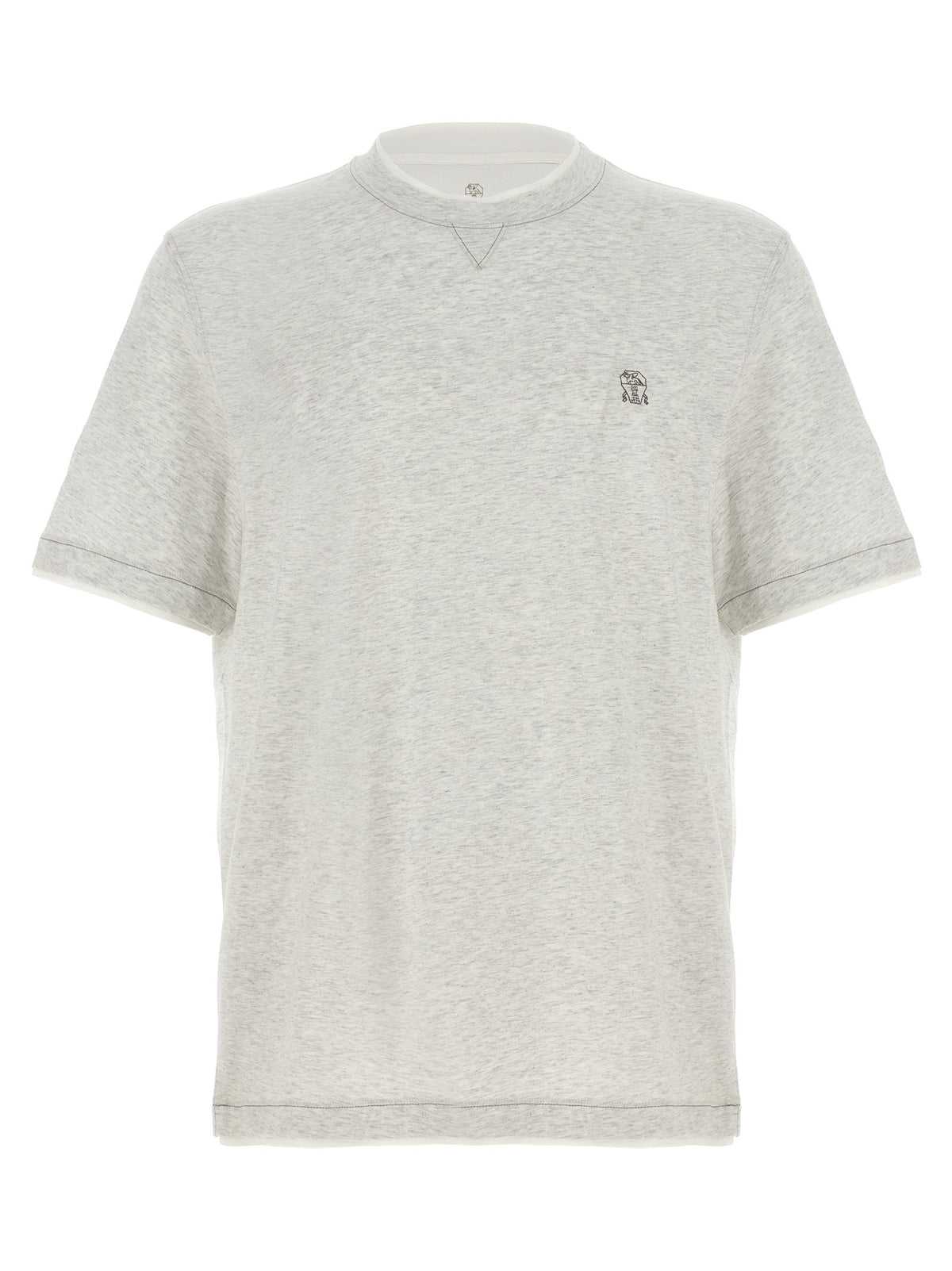 Brunello Cucinelli Layered Shirt Grey