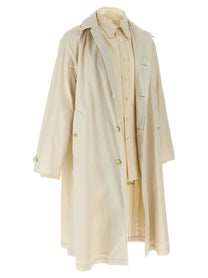 Maison Margiela Layered Trench Coat Beige