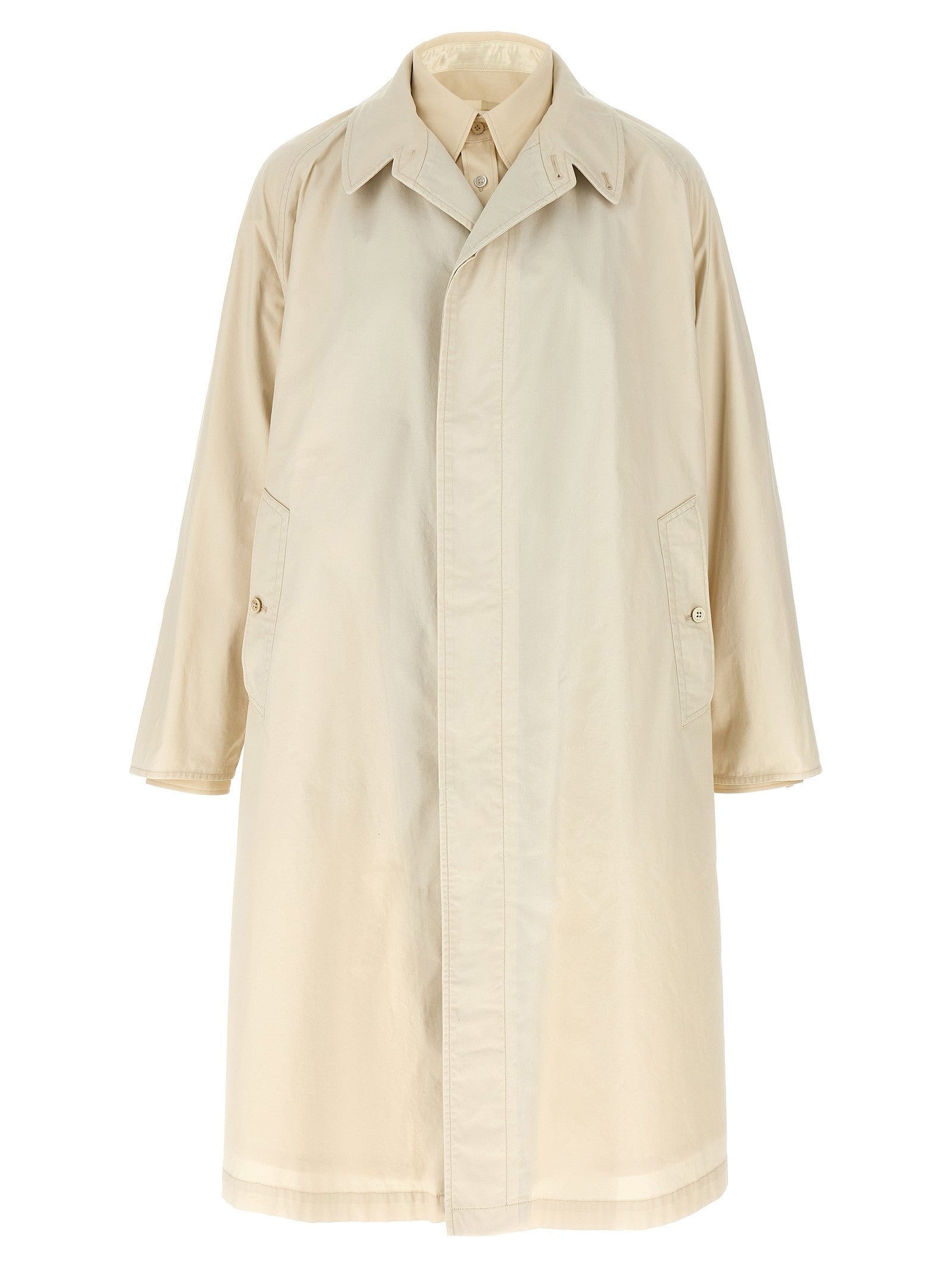 Maison Margiela Layered Trench Coat Beige