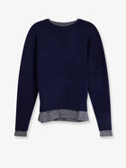 Tonywack Men's Layered Wool and Cashmere Sweater Grey