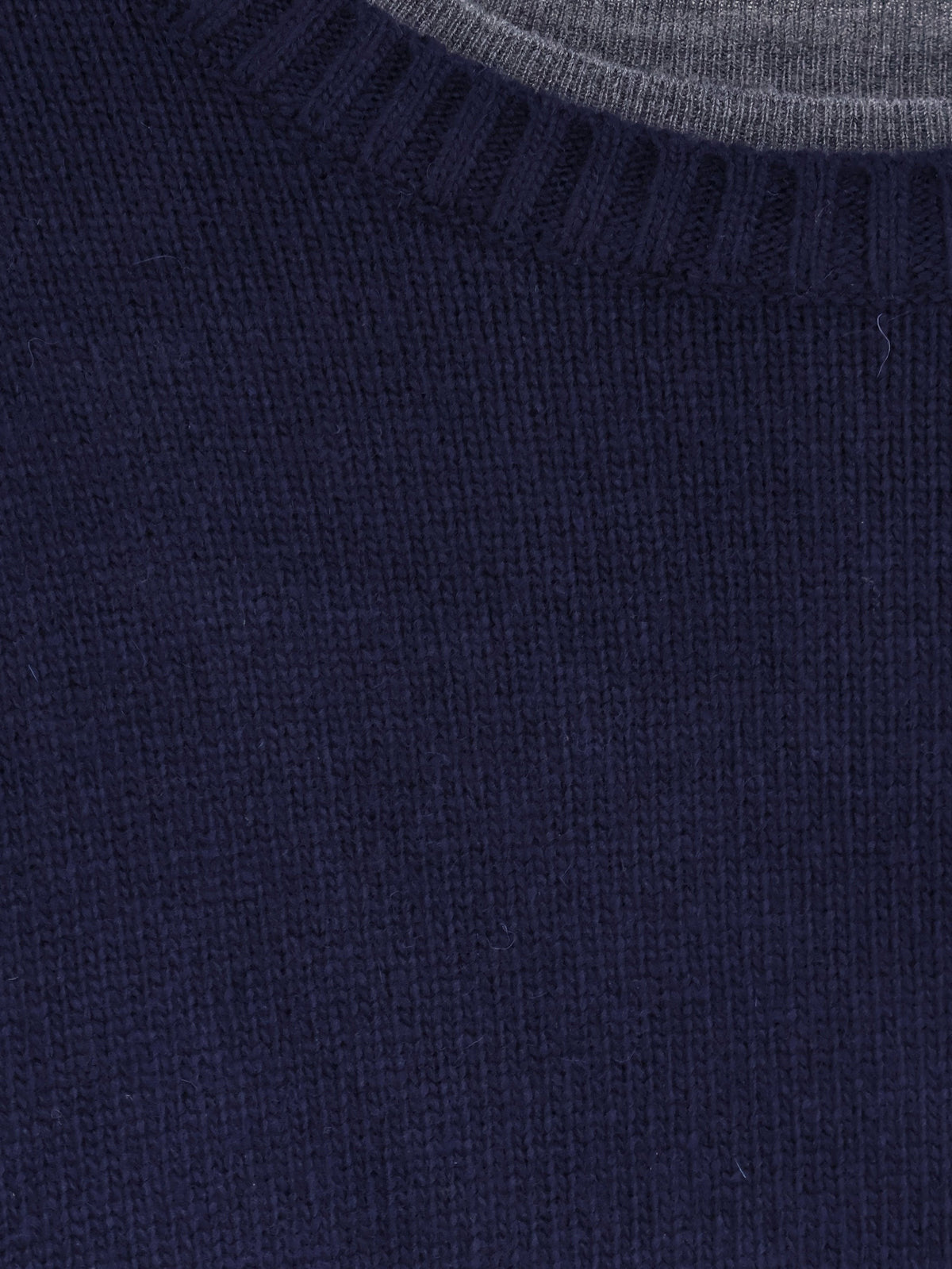 Tonywack Men's Layered Wool and Cashmere Sweater Grey