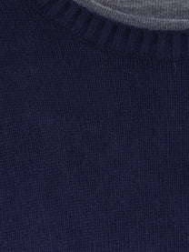 Tonywack Men's Layered Wool and Cashmere Sweater Grey