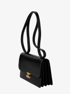 Celine Women's Le Leather Crossbody Bag Black