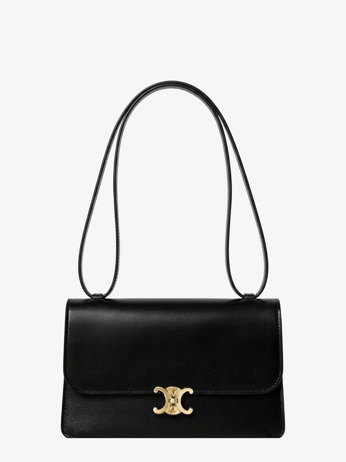 Celine Women's Le Leather Crossbody Bag Black