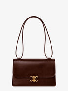 Celine Women's Le Leather Shoulder Bag Brown