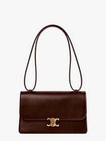 Celine Women's Le Leather Shoulder Bag Brown