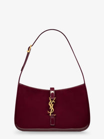Saint Laurent Women's LE À Bordeaux Patent Leather Shoulder Bag Red