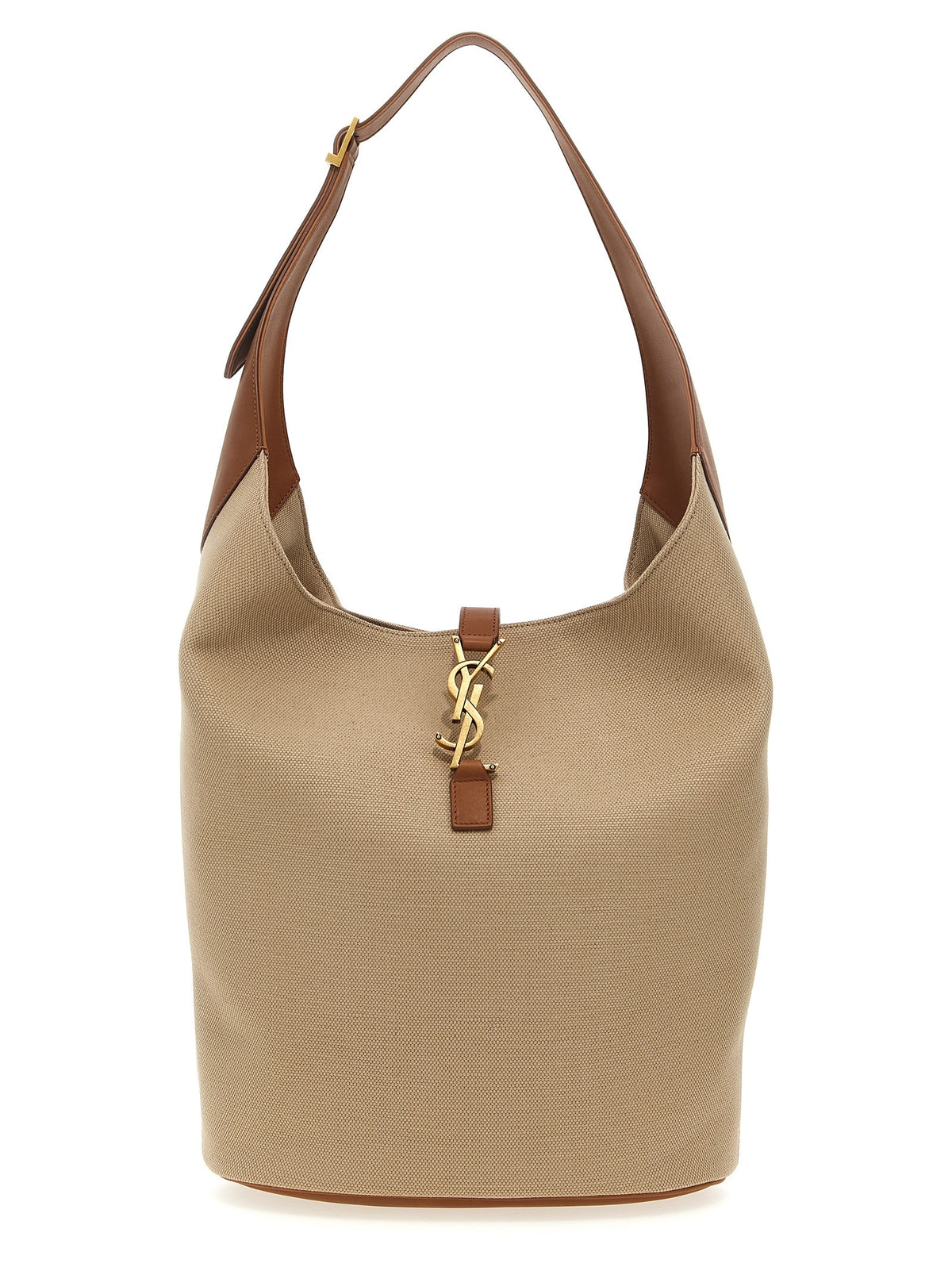 Saint Laurent Le À Hobo Shoulder Bag Beige