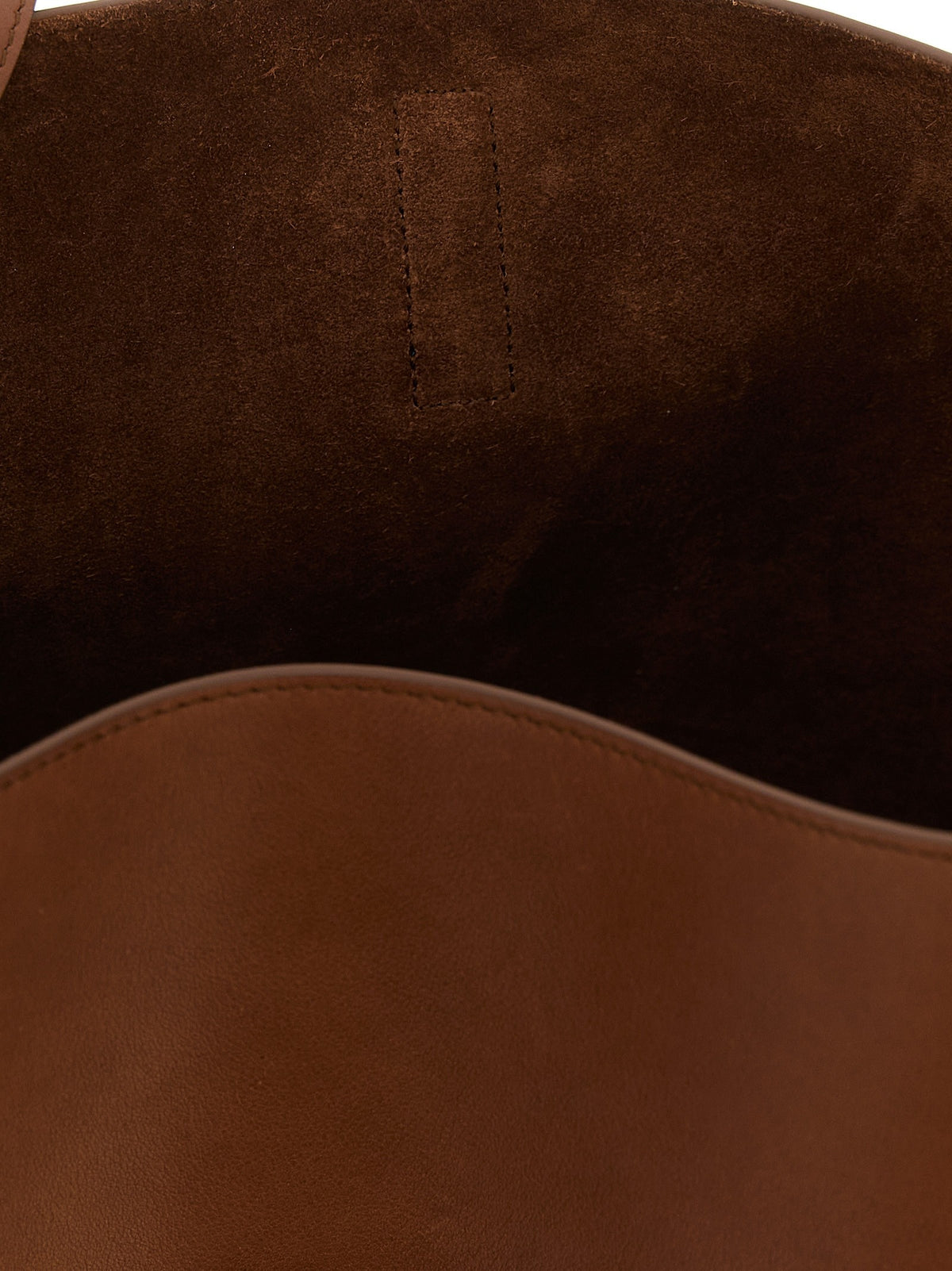Saint Laurent Le À Large Shoulder Bag Brown, view 4