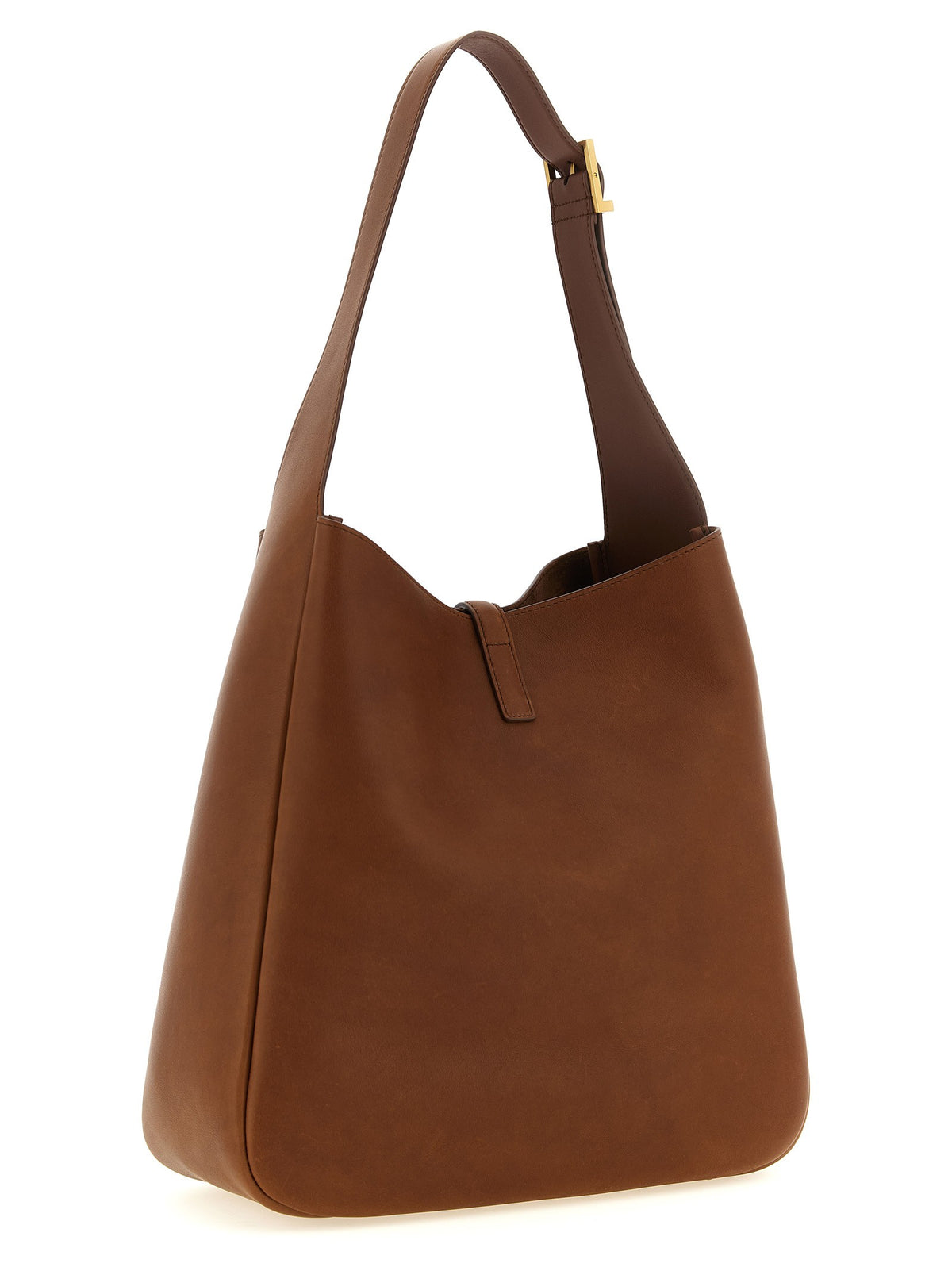 Saint Laurent Le À Large Shoulder Bag Brown, view 2