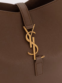 Saint Laurent Women's Le À Small Leather Shoulder Bag Brown