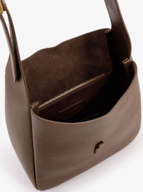 Saint Laurent Women's Le À Small Leather Shoulder Bag Brown