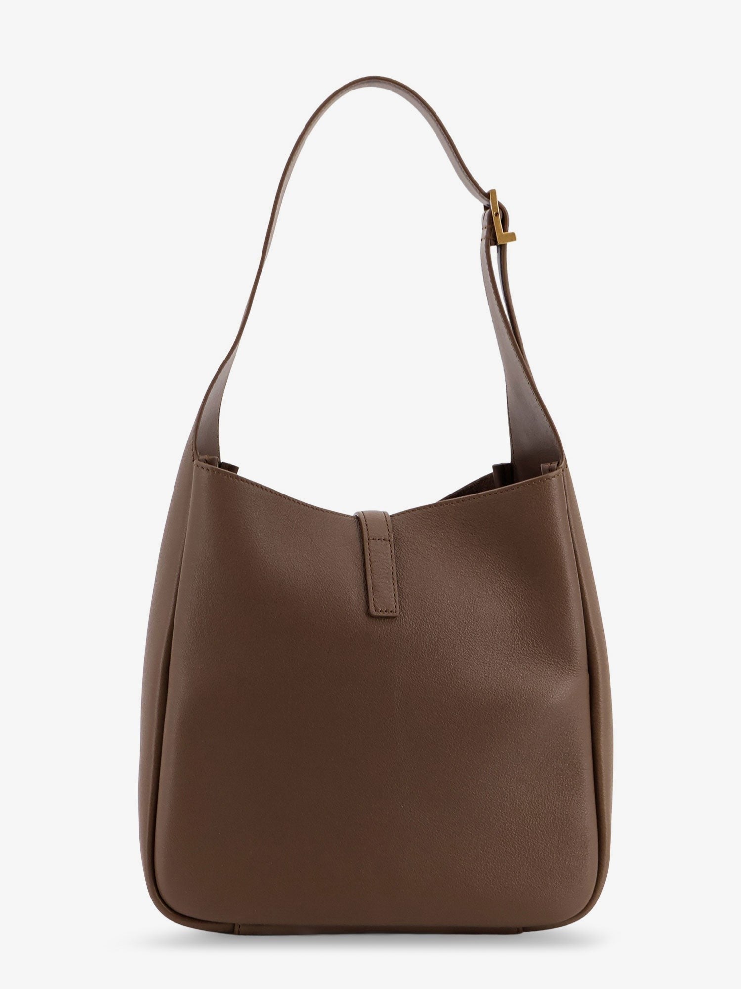 Saint Laurent Women's Le À Small Leather Shoulder Bag Brown