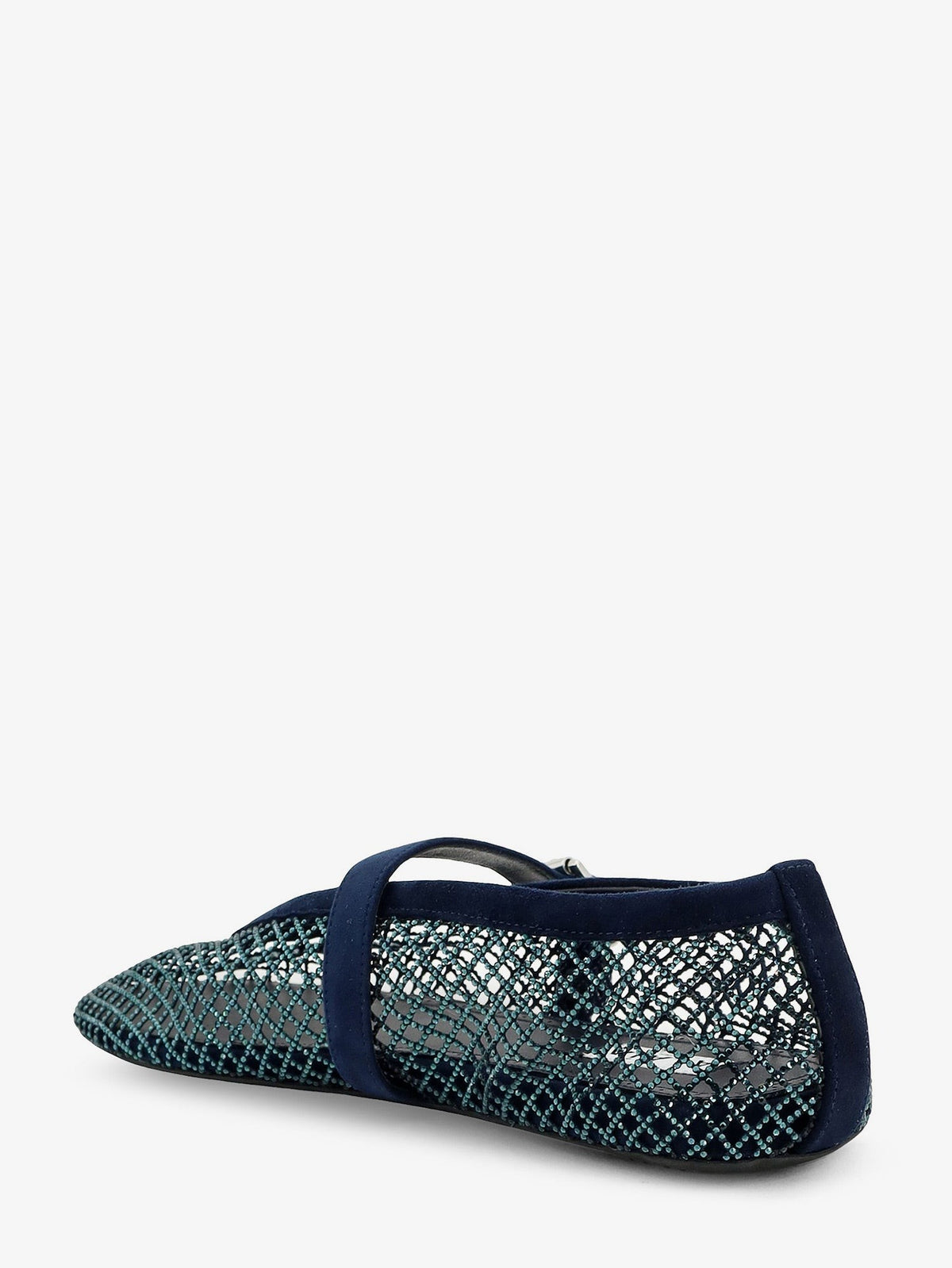 ALAÏA Women's Le Ballerine Flats Mesh Balerinas Blue