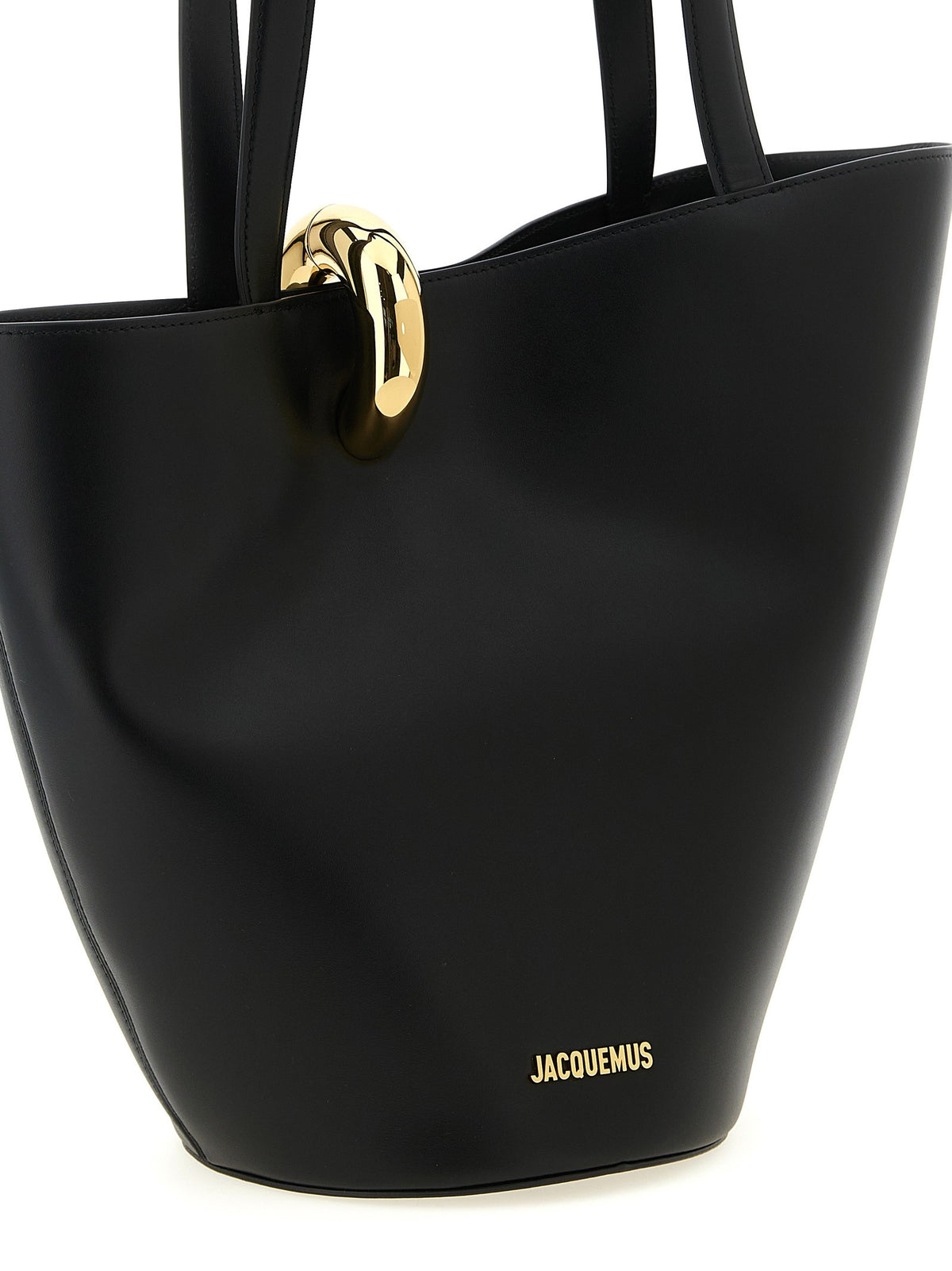 JACQUEMUS Le Bambola Moyen Shoulder Bag Black