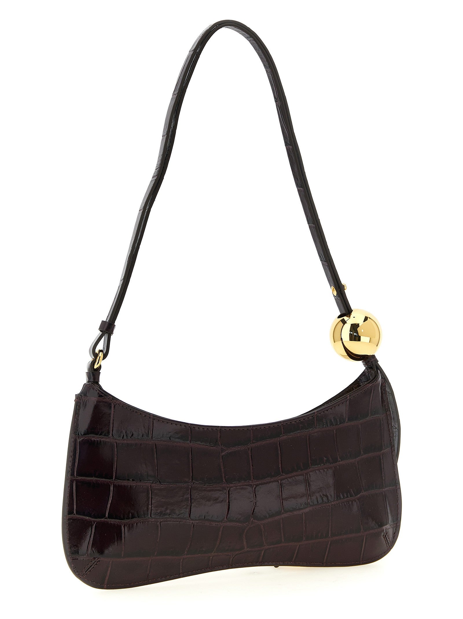 JACQUEMUS Le Bisou Perle Shoulder Bag Red