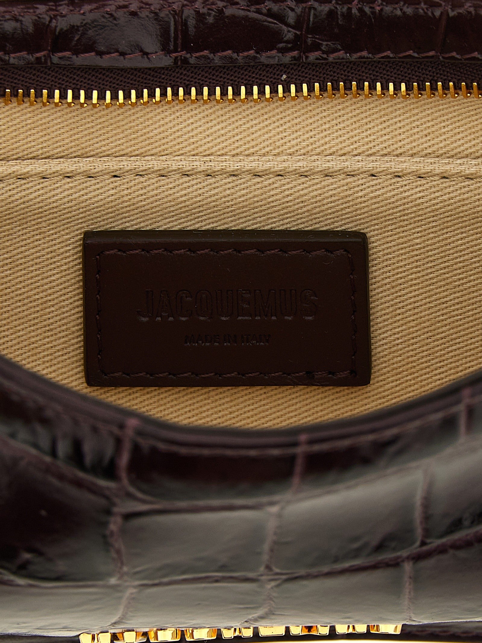 JACQUEMUS Le Bisou Perle Shoulder Bag Red