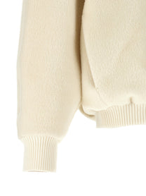 JACQUEMUS Le Blouson Pilu Bomber Jacket White