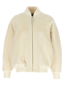 JACQUEMUS Le Blouson Pilu Bomber Jacket White