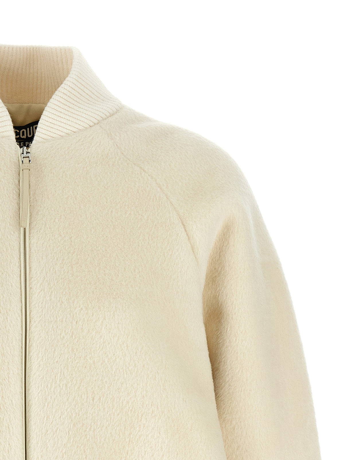 JACQUEMUS Le Blouson Pilu Bomber Jacket White