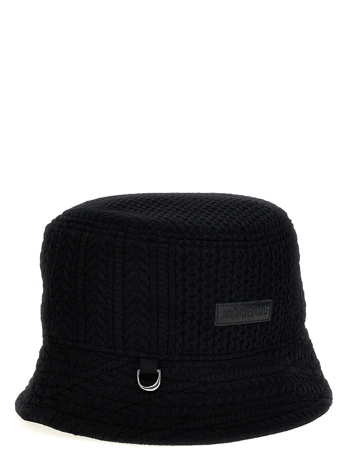 JACQUEMUS Le Bob Belo Bucket Hat Black, view 2