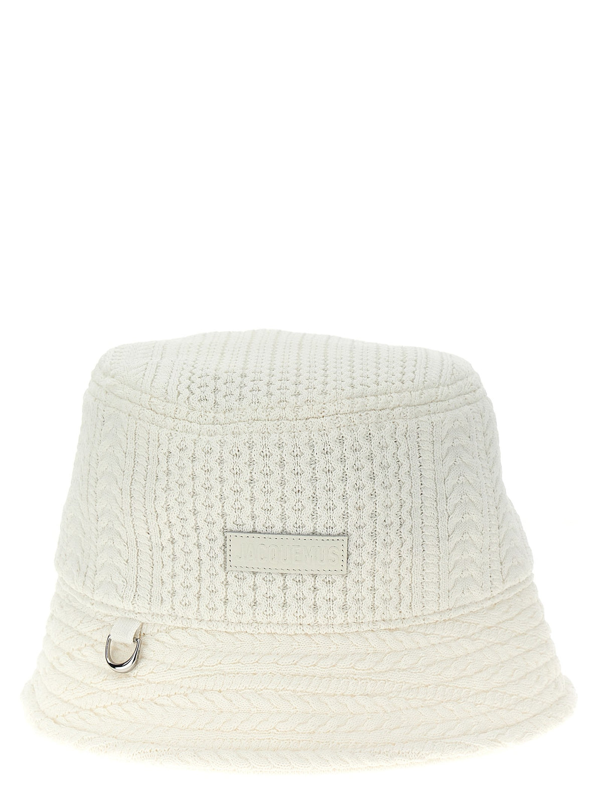 JACQUEMUS Le Bob Belo Bucket Hat White