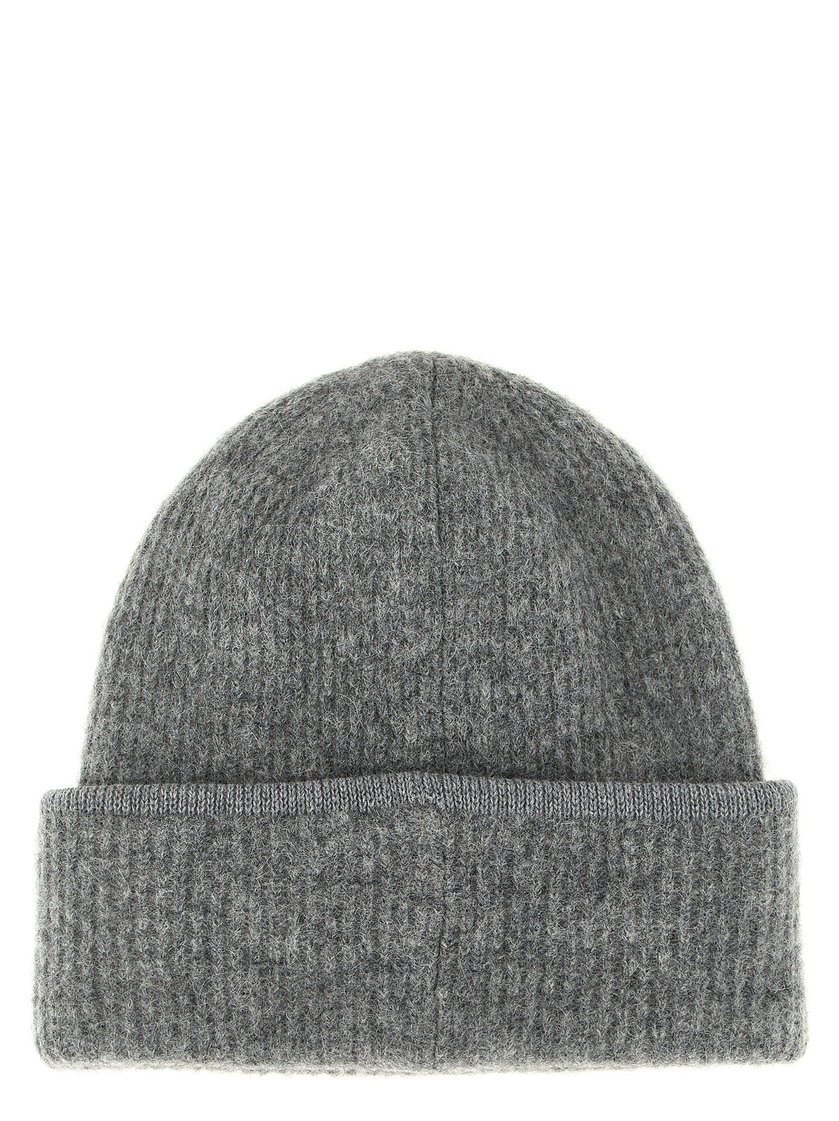 JACQUEMUS Le Bonnet Gros Grain Beanie Grey