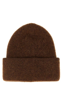 JACQUEMUS Le Bonnet Gros Grain Beanie Brown