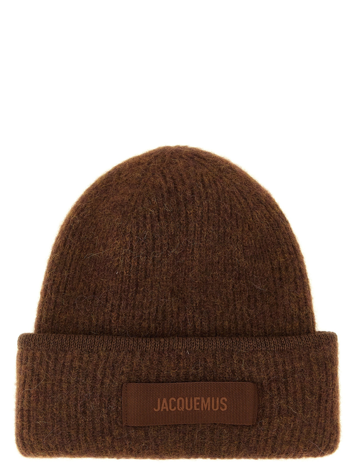 JACQUEMUS Le Bonnet Gros Grain Beanie Brown