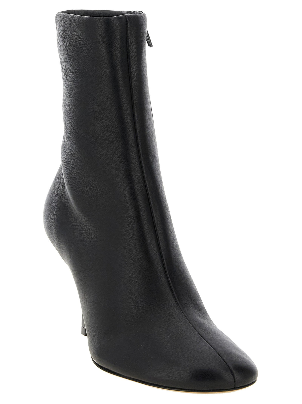 JACQUEMUS Le Bottines Ankle Boots Black, view 2