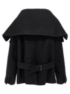 JACQUEMUS Le Caban Caruso Coat Black, view 2