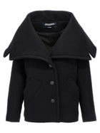 JACQUEMUS Le Caban Caruso Coat Black