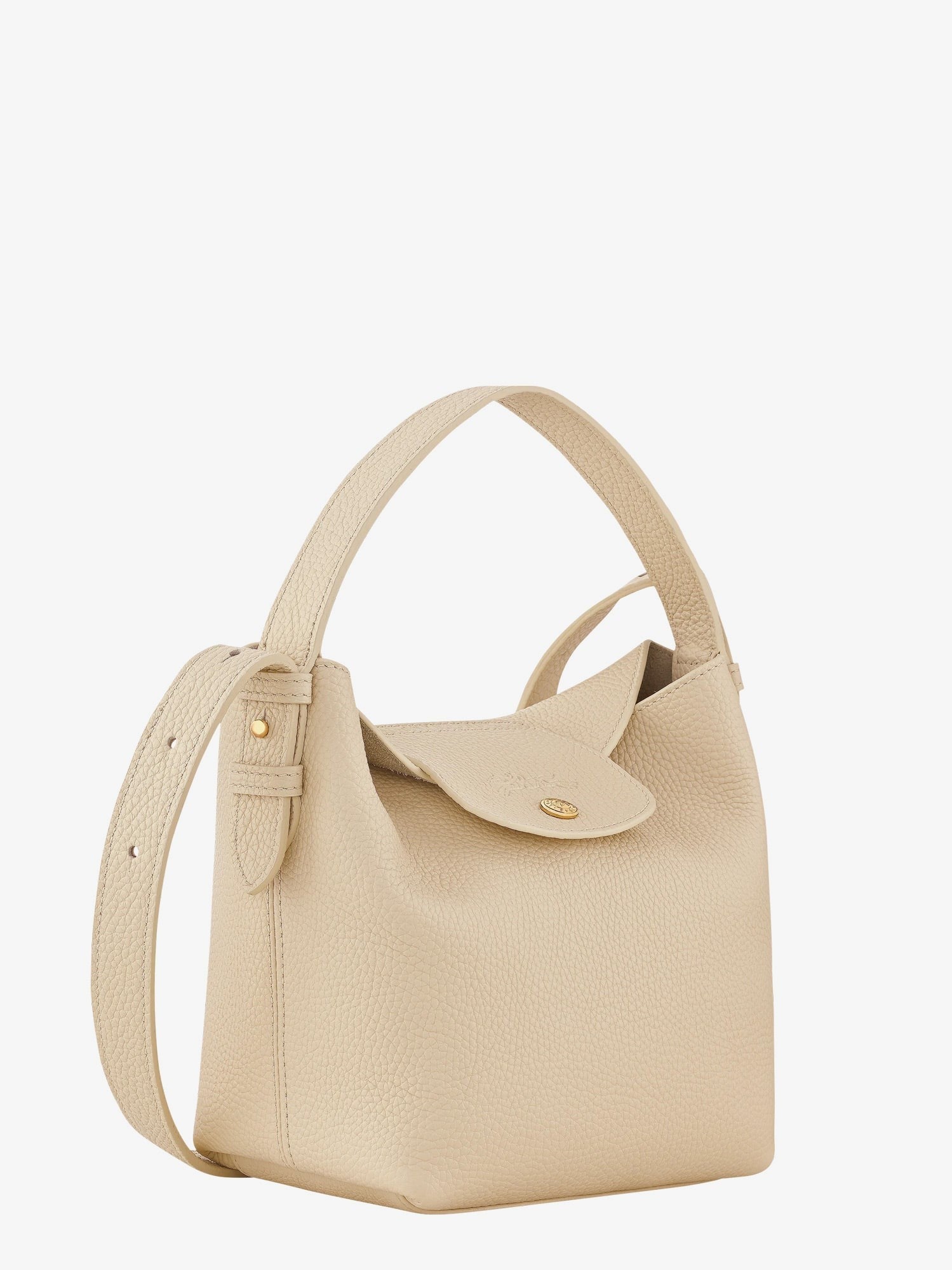 Longchamp Women's Le Cadence Leather Shoulder Bag VANILLE
