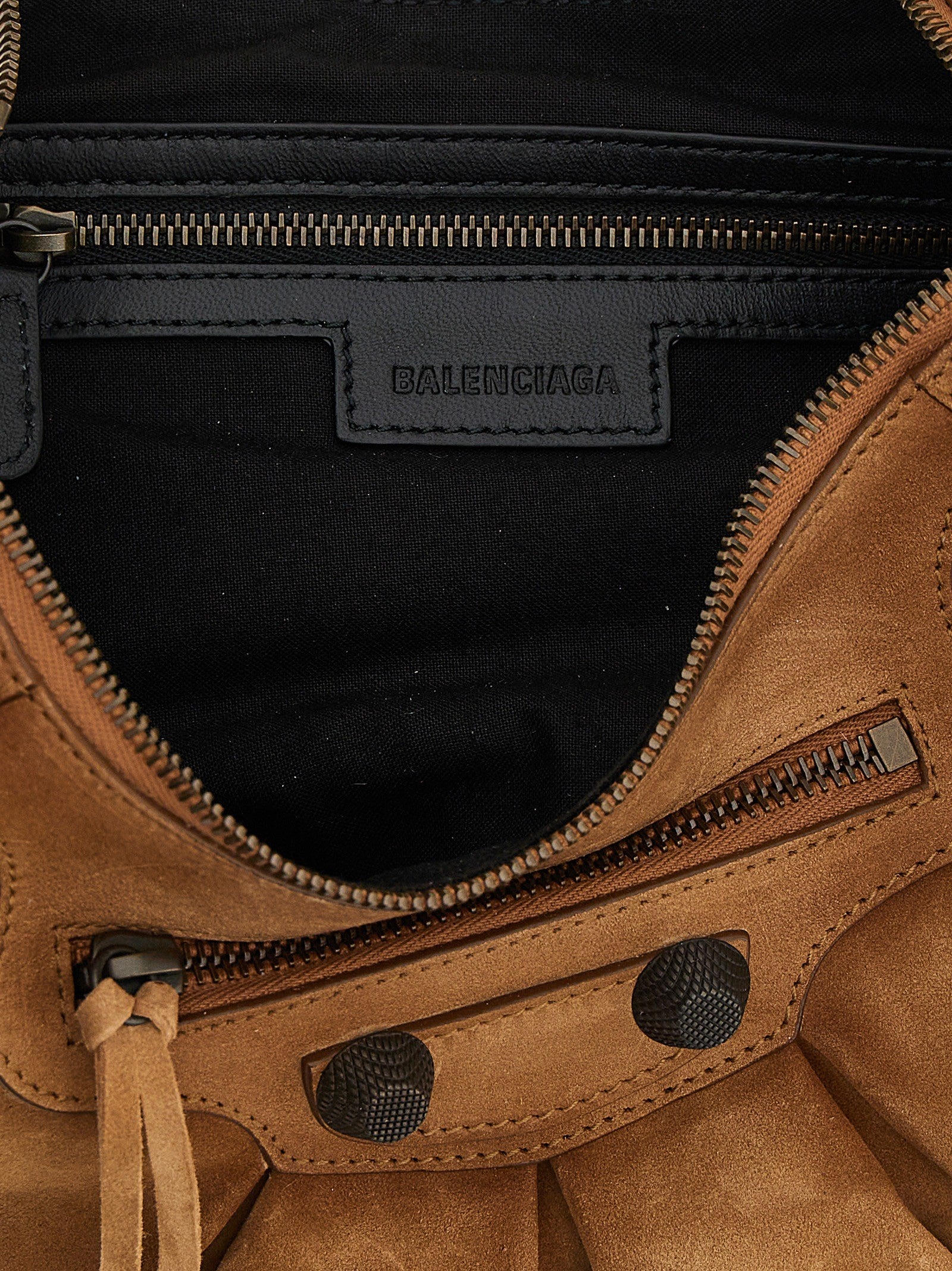 Balenciaga Le Cagole Shoulder Bag Brown