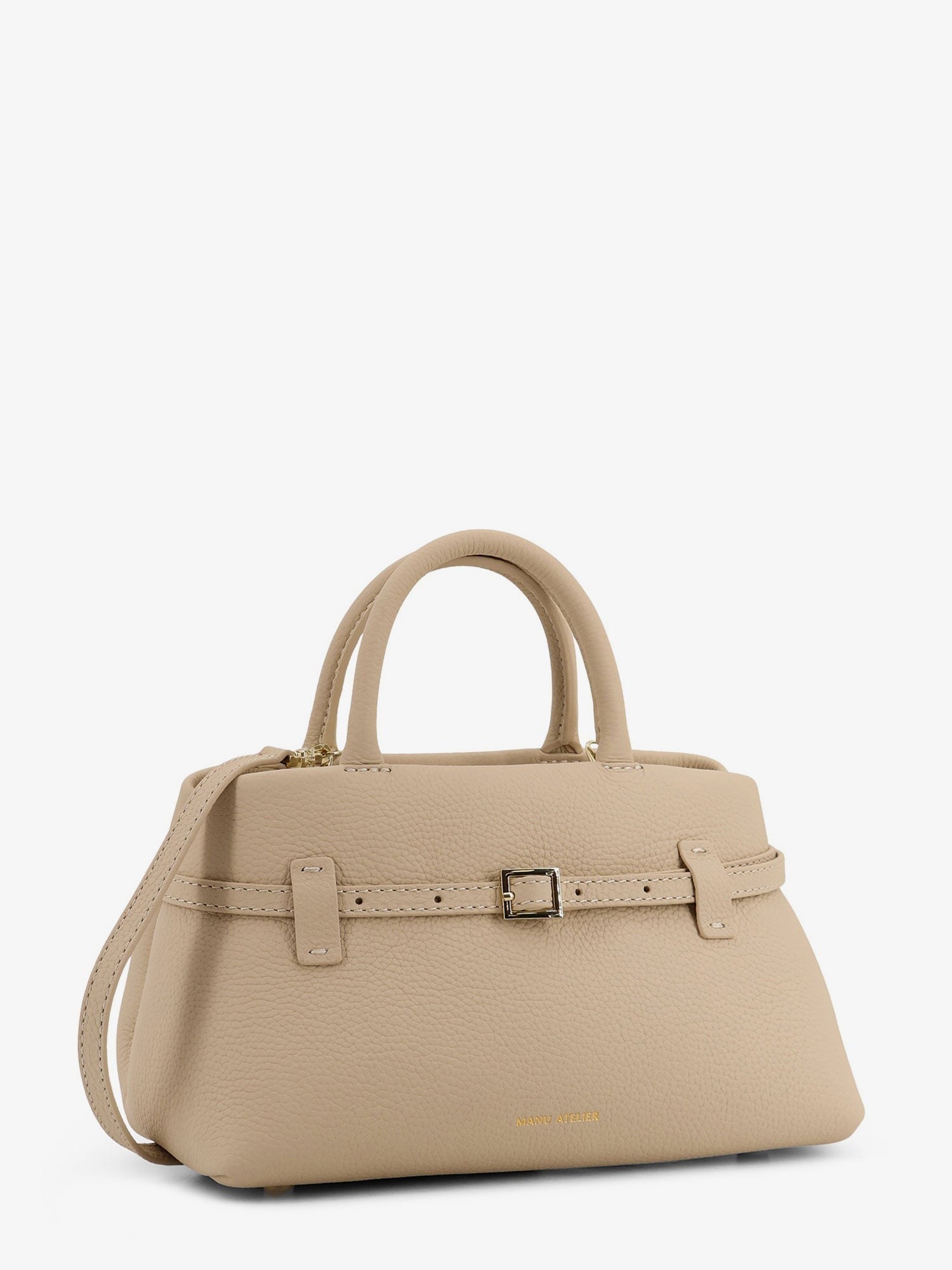 Manu Atelier Women's Le Cambon Leather Handbag White