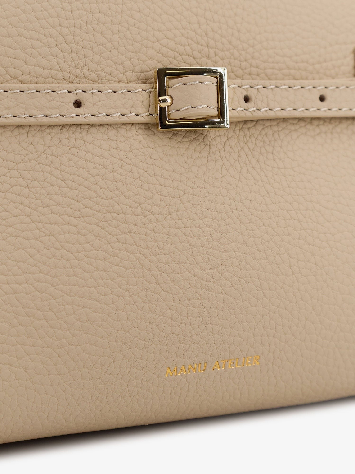Manu Atelier Women's Le Cambon Leather Handbag White