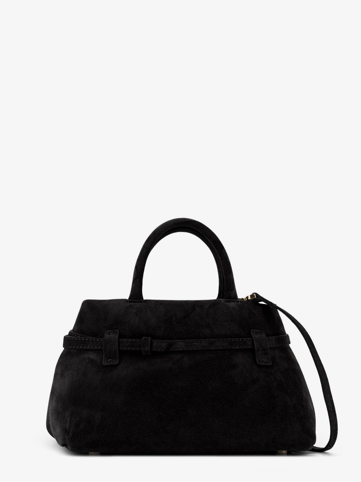 Manu Atelier Women's Le Cambon Suede Crossbody Bag Black