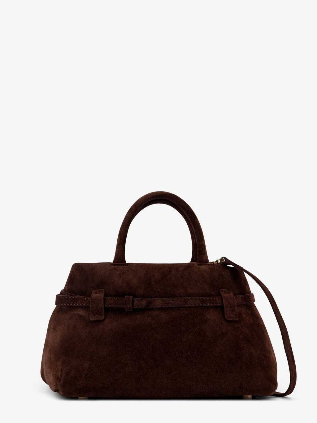 Manu Atelier Women's Le Cambon Suede Handbag Brown