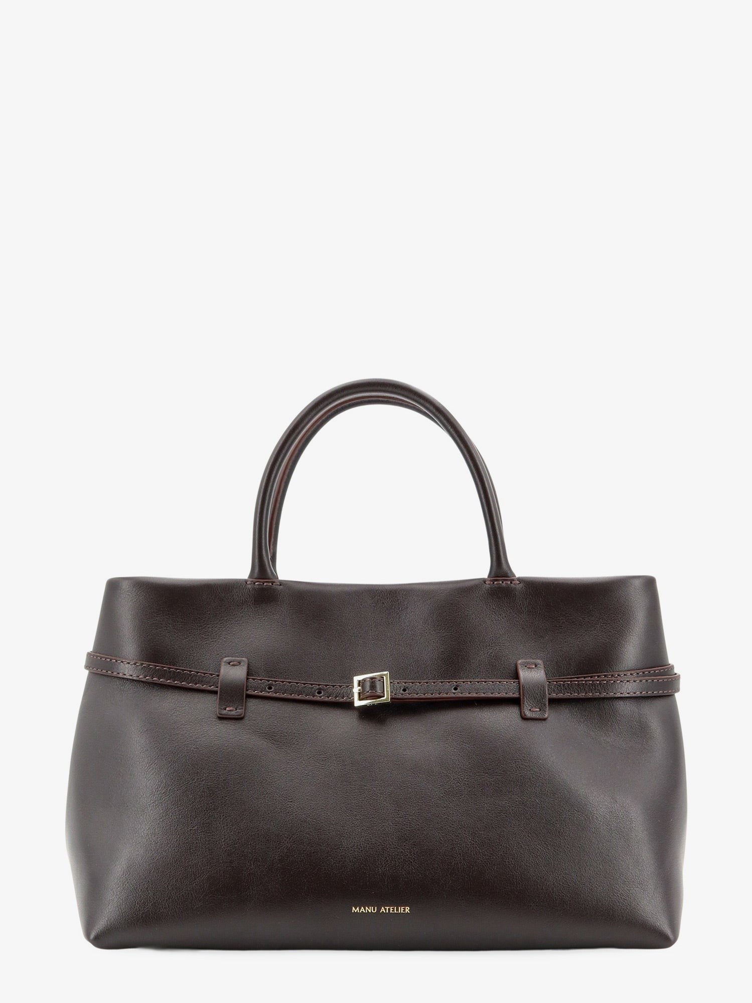 Manu Atelier Women's Le Cambon Leather Handbag Brown