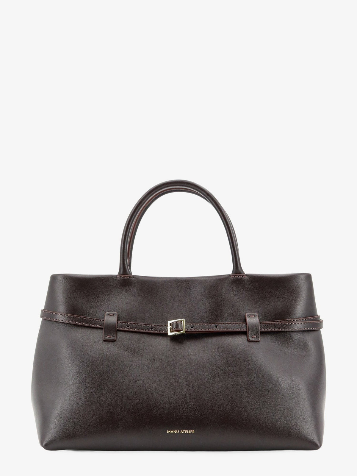 Manu Atelier Women's Le Cambon Leather Handbag Brown