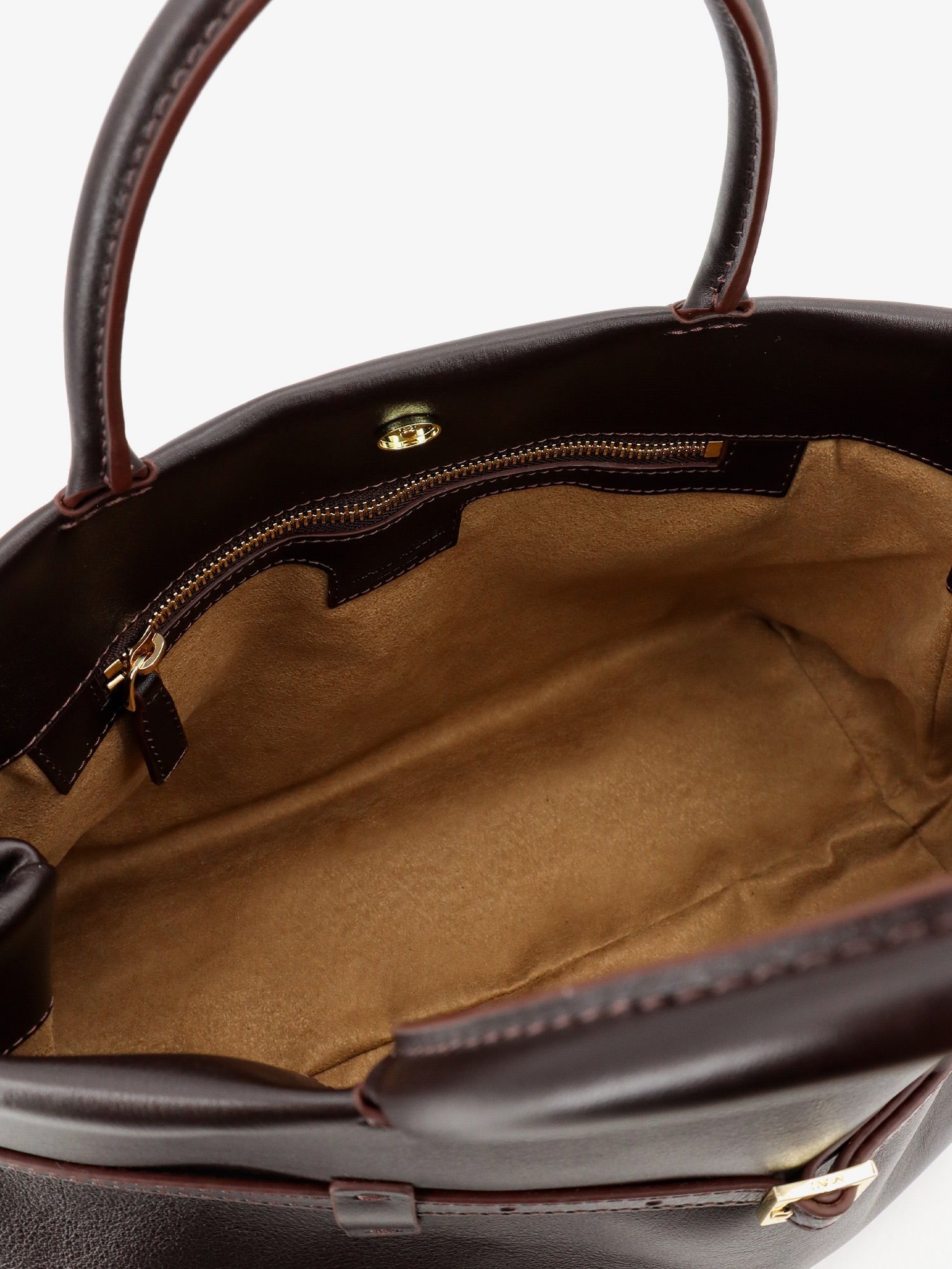 Manu Atelier Women's Le Cambon Leather Handbag Brown