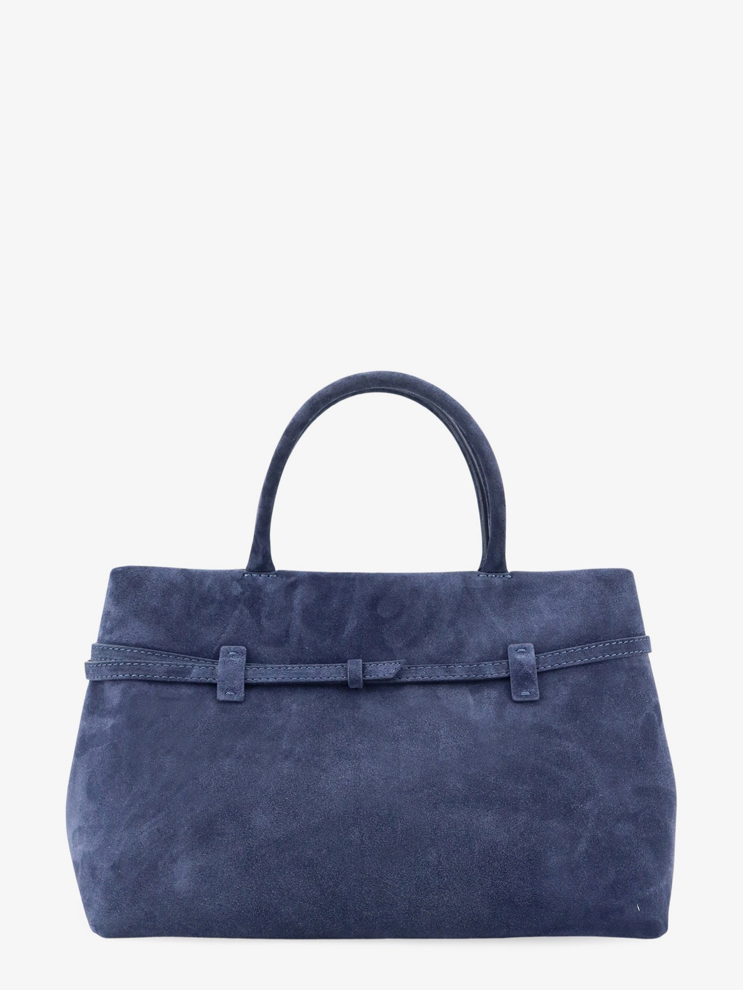 Manu Atelier Women's Le Cambon Suede Handbag Blue