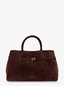 Manu Atelier Women's Le Cambon Suede Handbag Brown