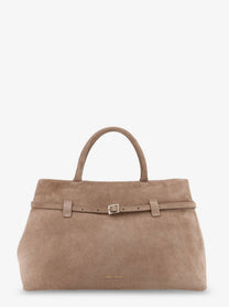 Manu Atelier Women's Le Cambon Suede Shoulder Bag Brown
